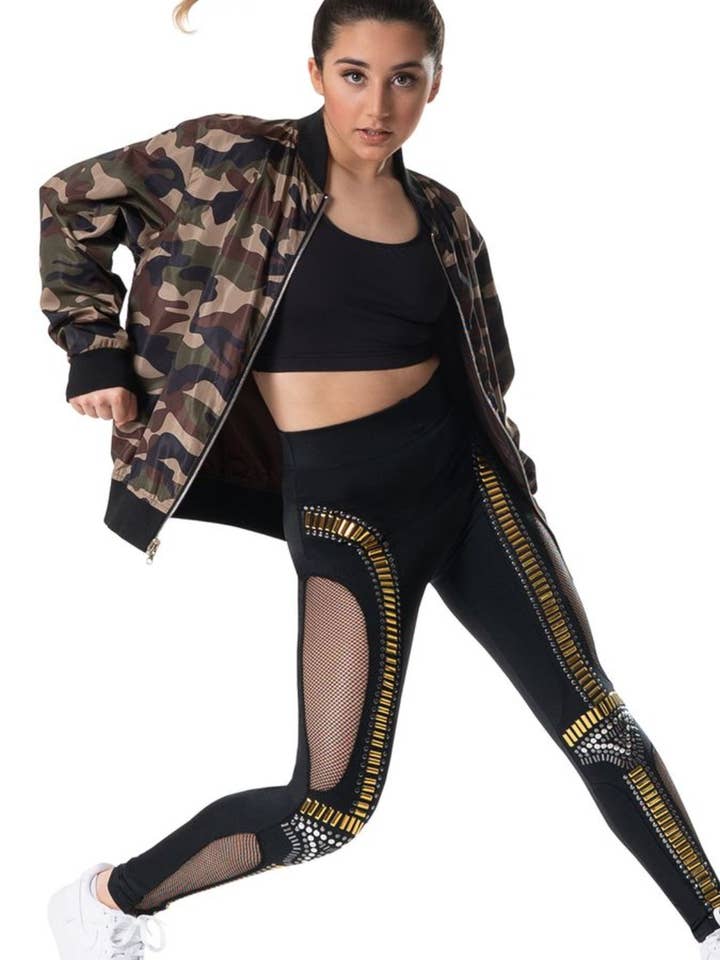 Veste bomber réversible à motif camouflage pour la vente par Motionwear