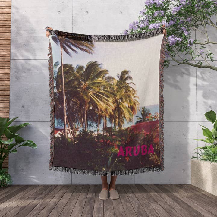 3dRose - Wholesale Throw Blanket - 3dRose, Aruba Breezes, Blanket2