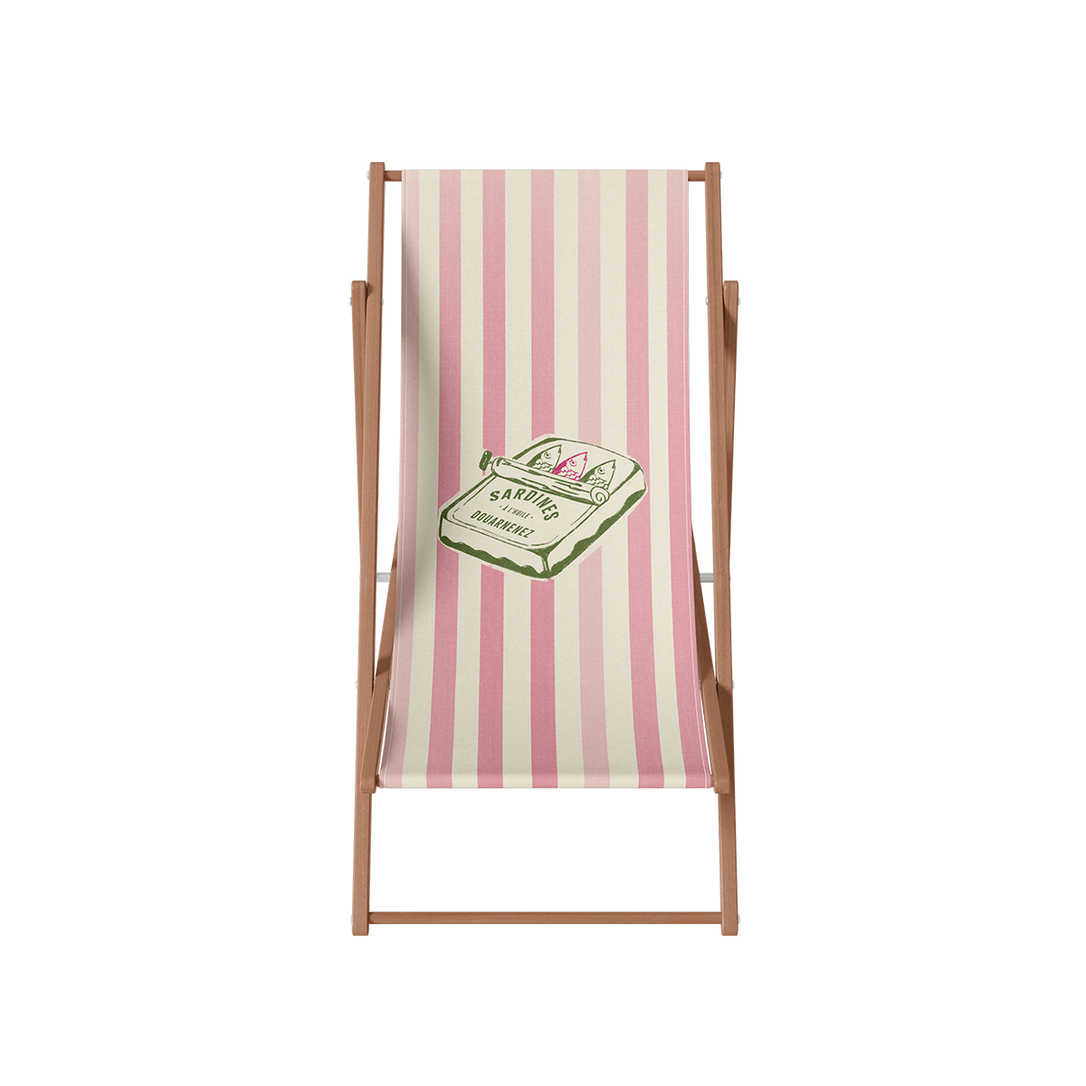 Coast and Valley – Großhandel Klappstühle – Outdoor-Holzdeckstuhl mit Polyesterbezug – Sardine3