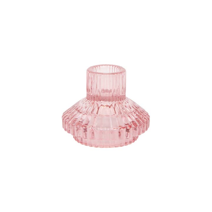 Talking Tables UK - Wholesale Candle holder - Small Ribbed Glass Candle Holders | Starter Set |7