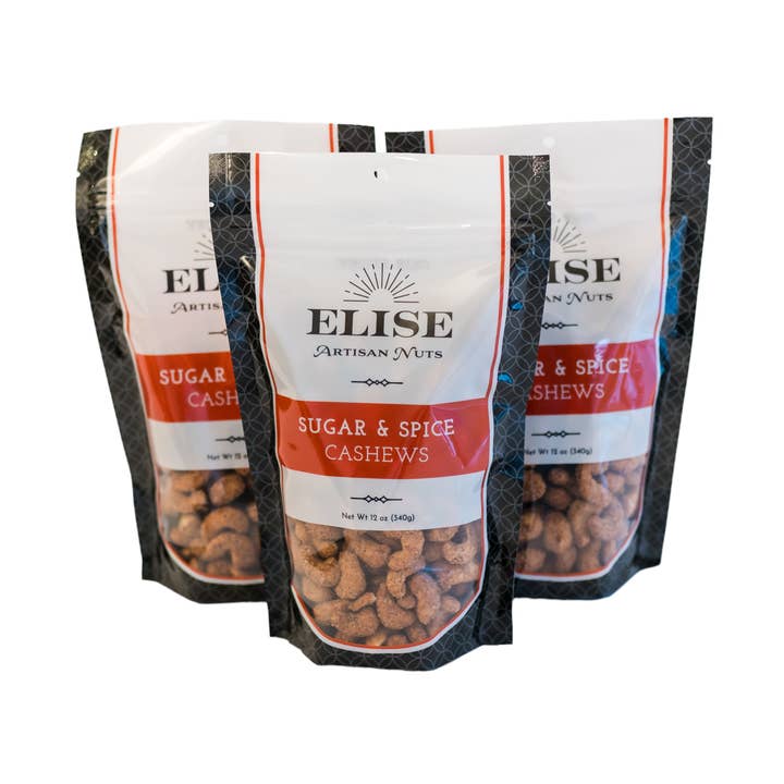 12 oz Sugar & Spice for wholesale by Elise Artisan Nuts