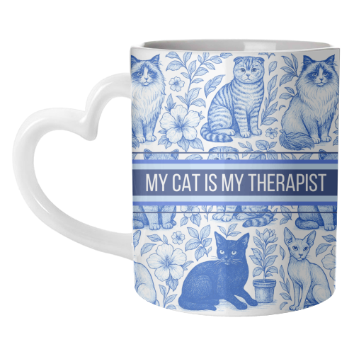 ART WOW – wholesale Coffee mug – Mugs 'My Cat Is My Therapist toile'9