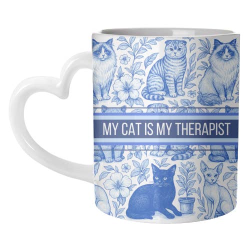 ART WOW - Wholesale Coffee Mug - Mugs 'My Cat Is My Therapist toile'9