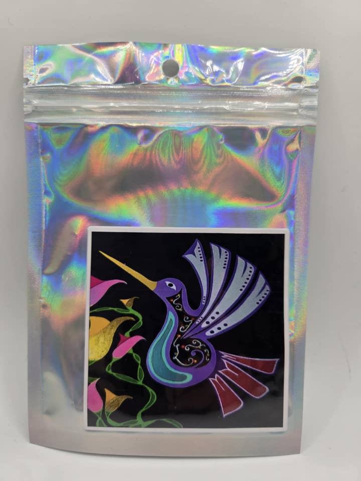 3" Sticker Hummingbird for wholesale by 10 Buffalos Art