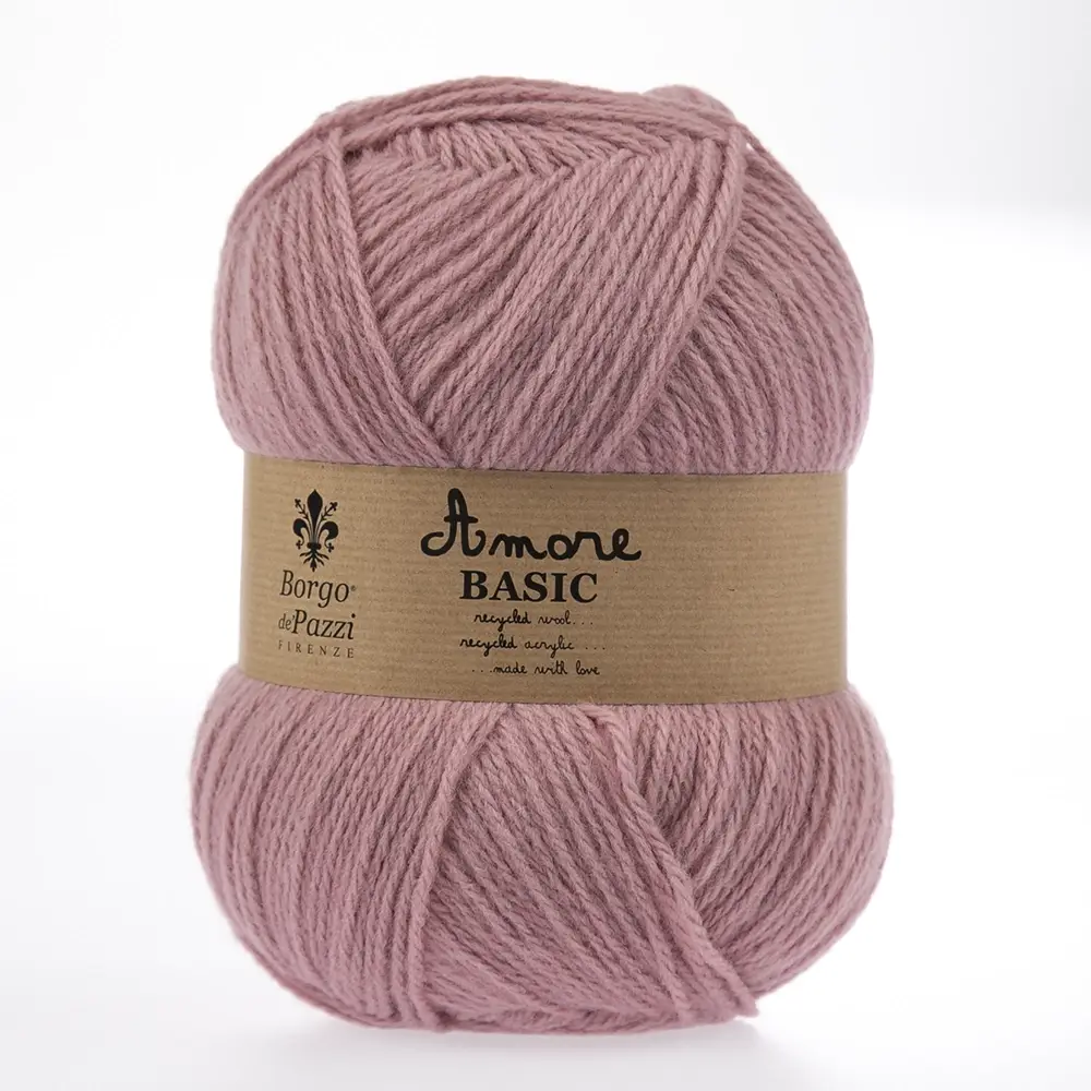 Borgo de' Pazzi - Firenze - Vente Fils à tricoter - Basic Love - Fils doux en laine mélangée de 250 g, fabriqués en Italie2