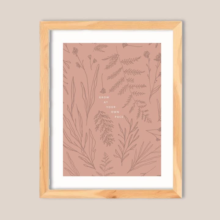 Organic Foliage Grow | 8x10 | Art Print for wholesale by enCourage Co.