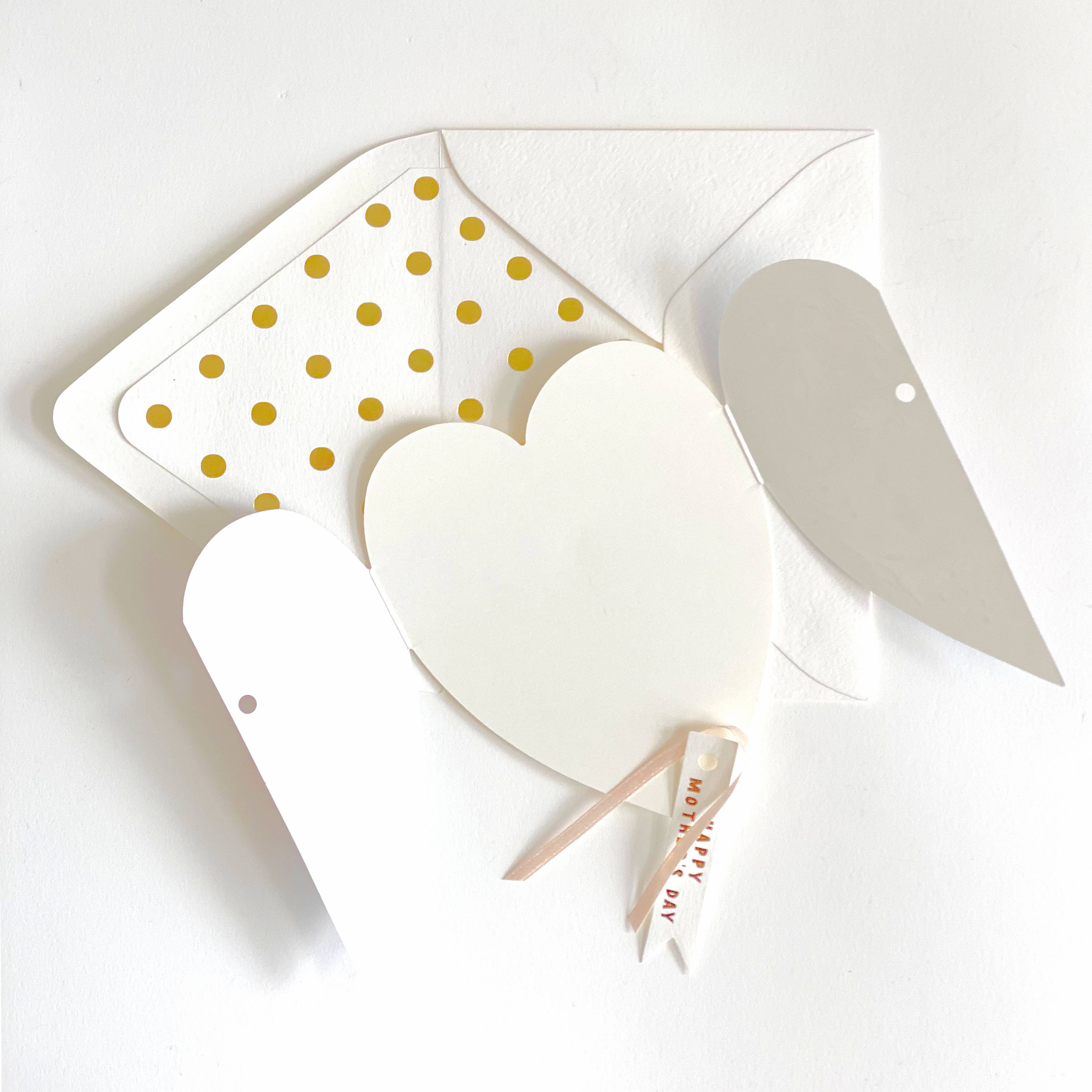 The First Snow - Wholesale Mother's Day Card - Pink Heart Happy Mother's Day Greeting Card1