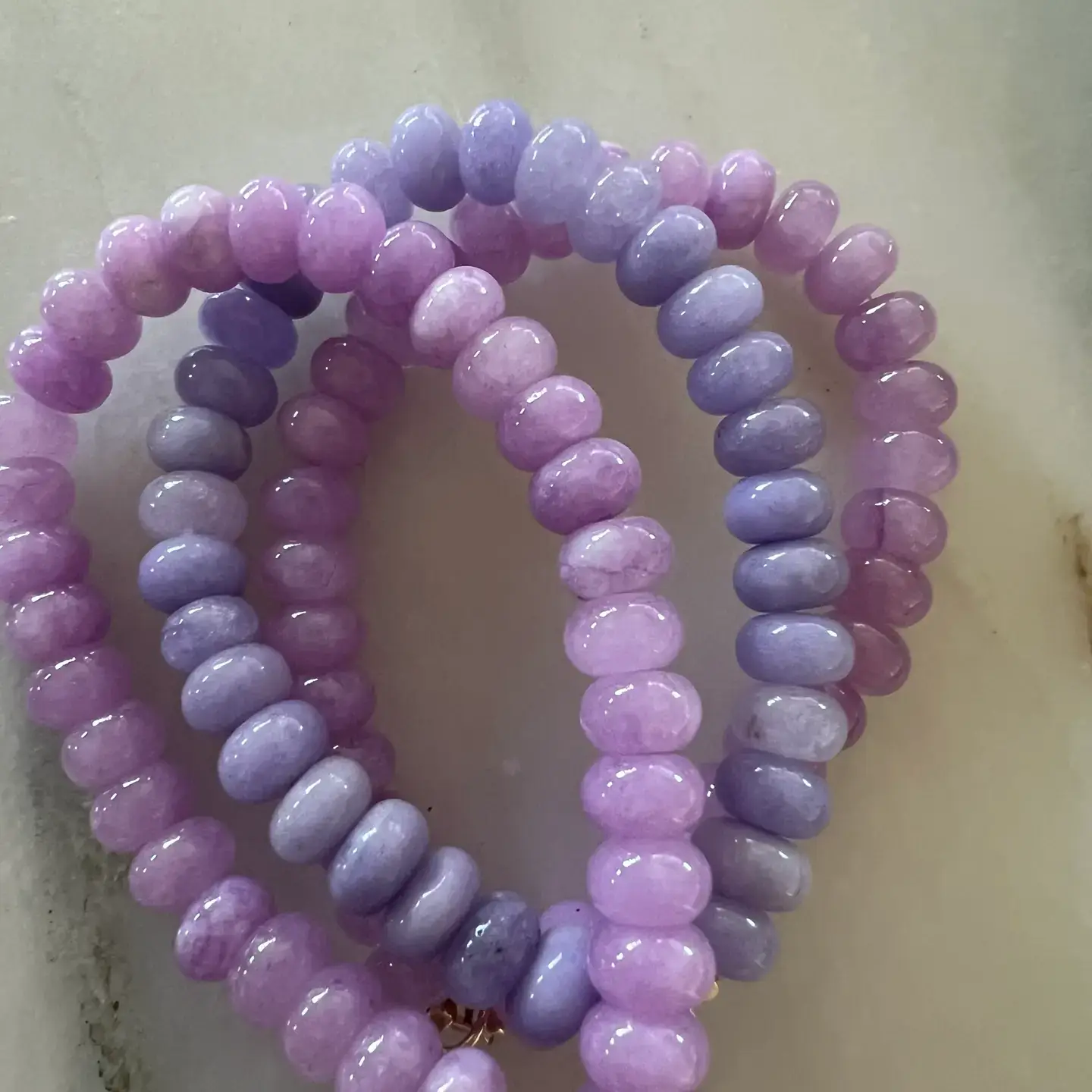 Sonya Renee Jewelry - Wholesale Beaded/Pearl Necklace - Lilly Gemstone Bead Necklace multi-color 8mm opals jade 114