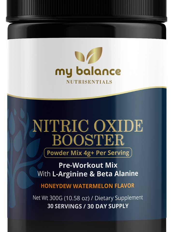 Nitric Oxide Booster Powder Mix – Blue Raspberry Flavor for wholesale by My Balance