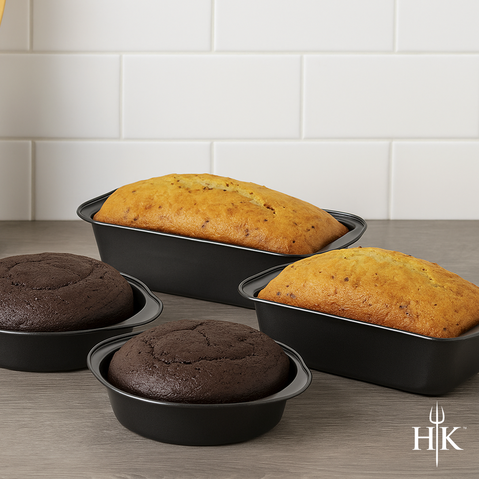 Hell's Kitchen - Wholesale Ovenschaal - Hell's Kitchen 4-delige bakvormenset6