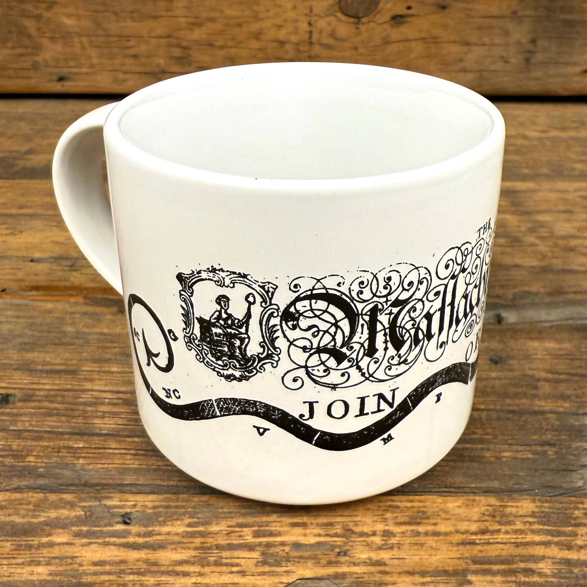 Liberty & Co. - Wholesale Coffee Mug - Massachusetts Spy "Join or Die" Mug3