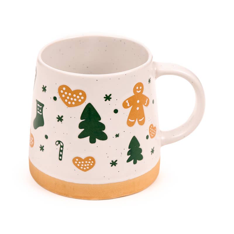 Puckator Ltd - Wholesale Coffee Mug - Gingerbread Man Tapered Stoneware Mug1