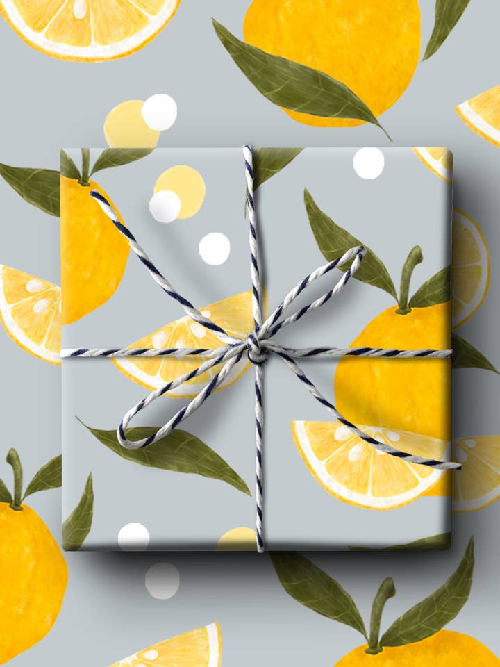 Yuzu Wrapping Paper for wholesale by k.Patricia Designs