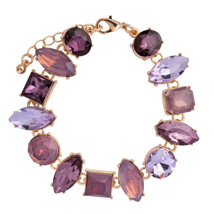 Iris Crystal Clasp Bracelet for wholesale by D&X Ltd
