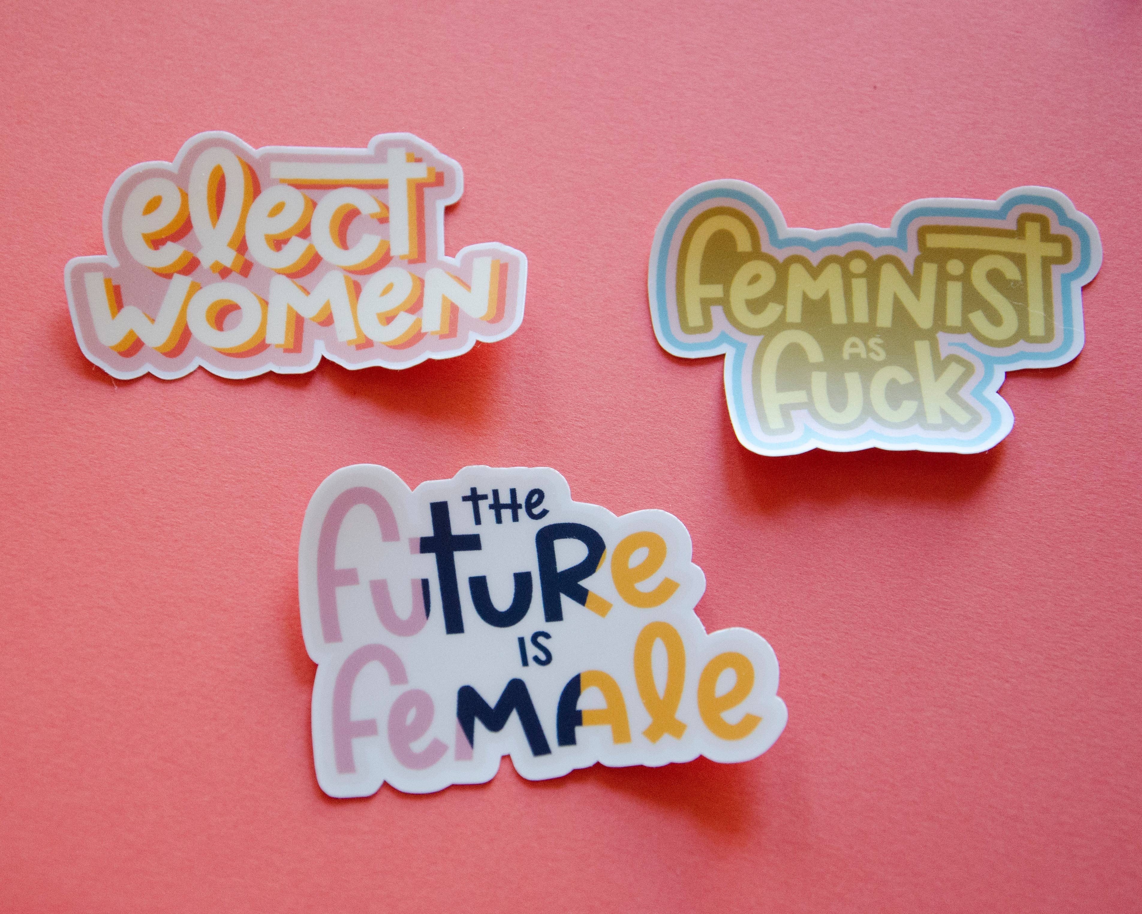 Twentysome Design - Wholesale Sticker - The Future is Female Feminist Sticker1