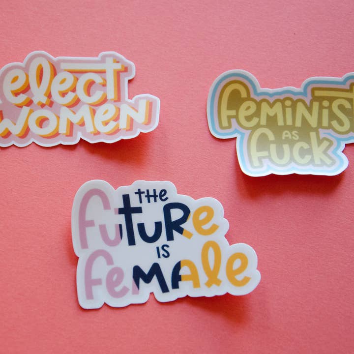 Twentysome Design - Wholesale Sticker - The Future is Female Feminist Sticker1