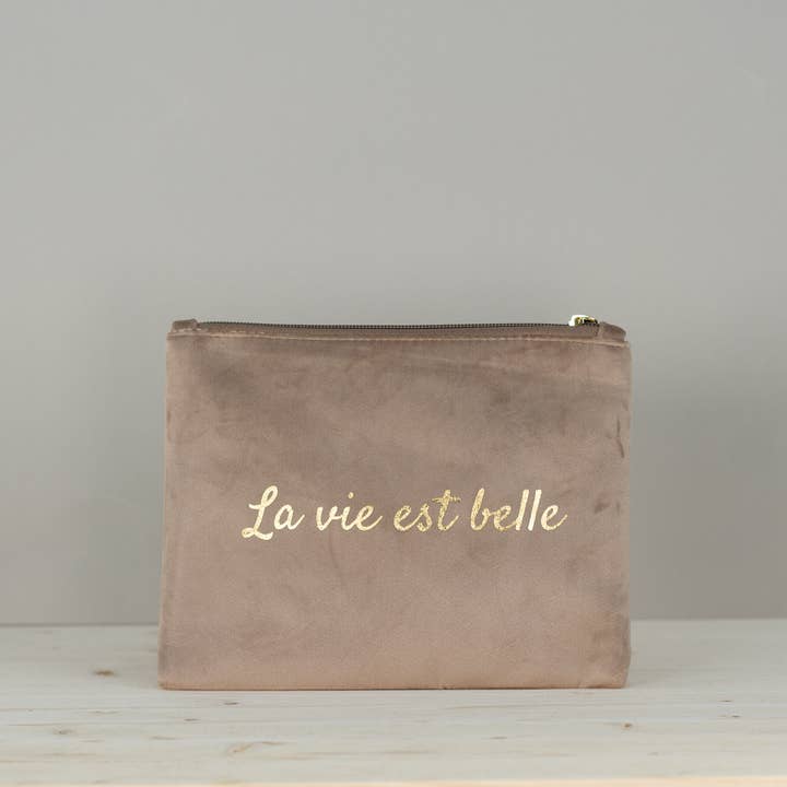 Kosmetiktasche La vie est belle for wholesale by Herzilein-Wien GmbH