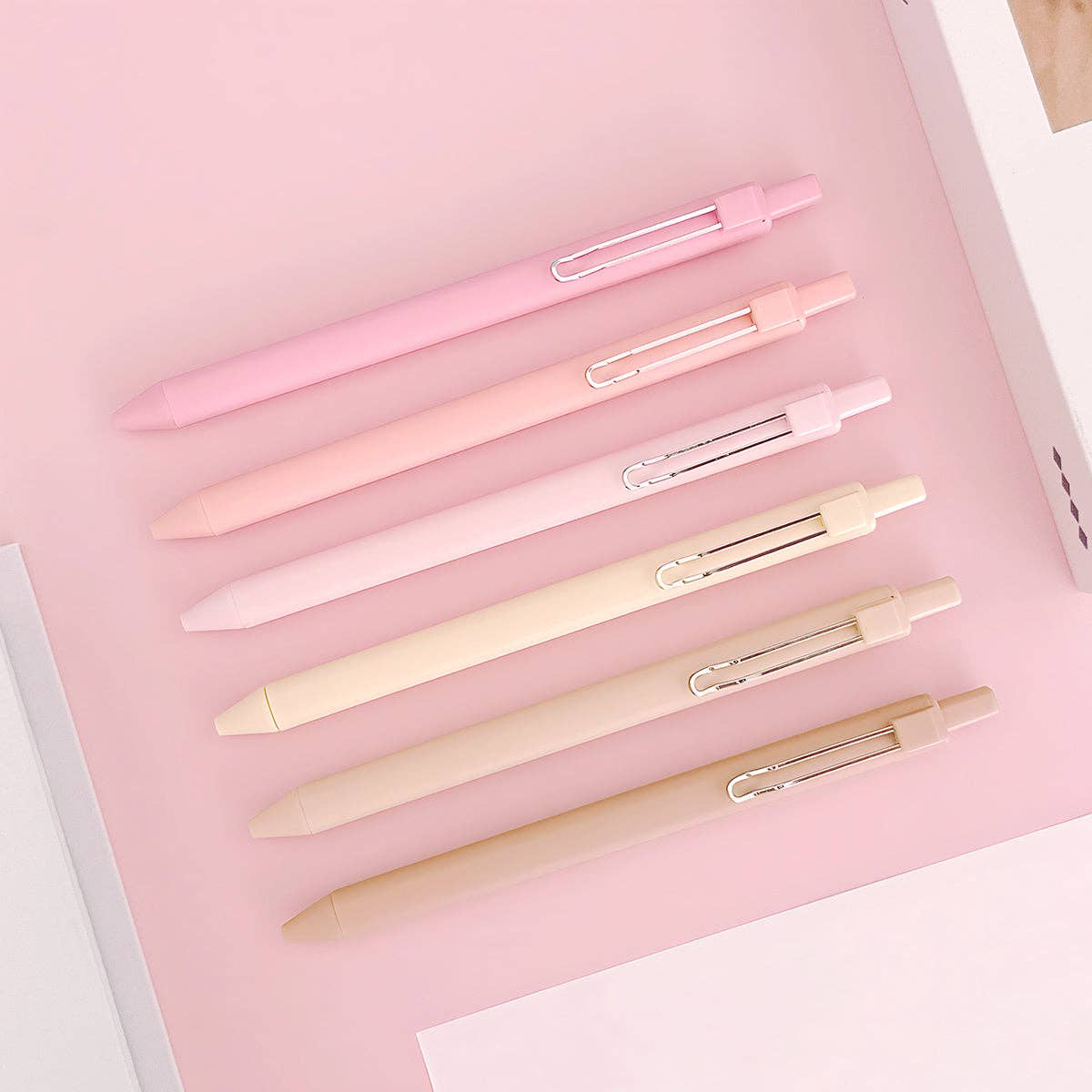 Wrapables.com - Wholesale Pen - Wrapables Retractable Black Ink Gel Pens, 0.5mm (Set of 6)36