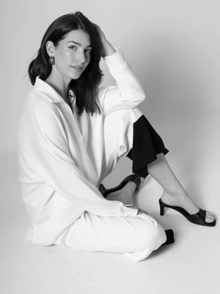 P. CILL - Wholesale T-Shirt - Women's - P. CILL Butter Modal Collared Long Sleeve Top29