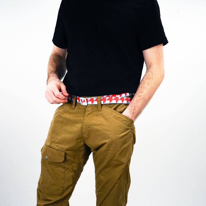 BMBL Belts – wholesale Bälte - Unisex – ”Blocks” vävt justerbart bälte | Unisex
