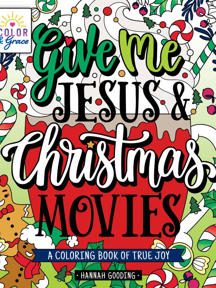 Color & Grace: Jesus & Christmas True Joy Coloring Book for wholesale by Macmillan Publishers
