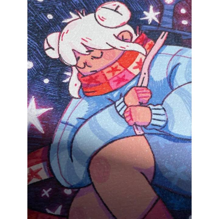 Paper Rat Illustrations - Wholesale Art Print - Sleeping Among the Stars Print 5x72