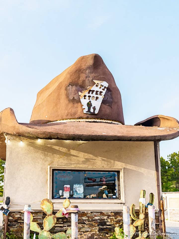 Watercolor Digital Prints - Giant Cowboy Hat for wholesale by My Curly Adventures