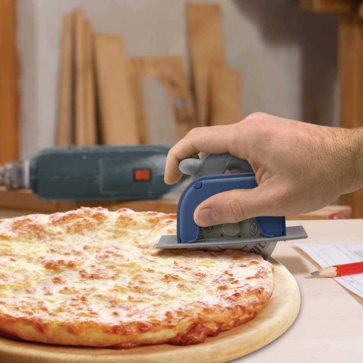 Fred & Friends - Wholesale Pizza Wheel - Pizza Boss - Pizza Cutter - Table Saw1