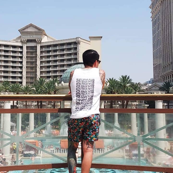 Sad Sad Club - Wholesale Tank Top - Men's - Tank Top | White2