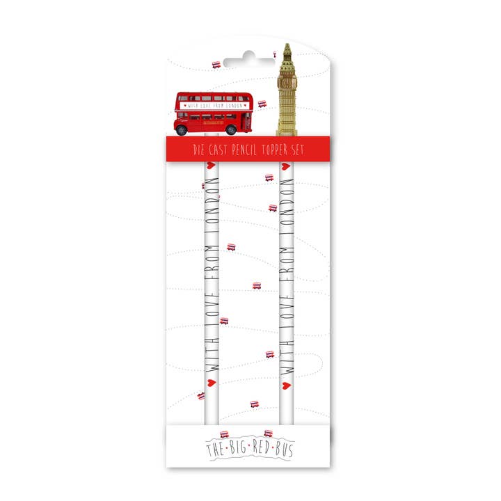 Eurostick - Wholesale Pencil - London Bus and Big Ben Pencil Set