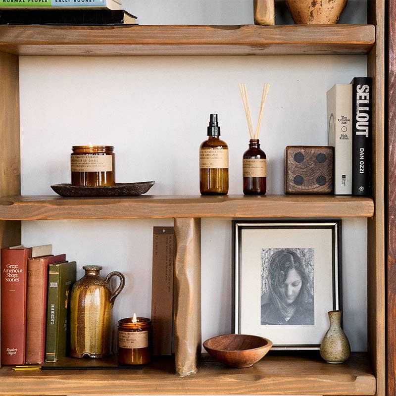 P.F. Candle Co. - Wholesale Reed Diffuser - Teakwood & Tobacco - 3.5 oz Reed Diffuser3