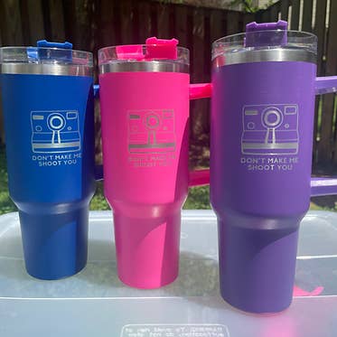 Funny Scrapbooking Tumbler 40oz 24hr Hot/Cold Don't Make Me for wholesale by Heart After Arts