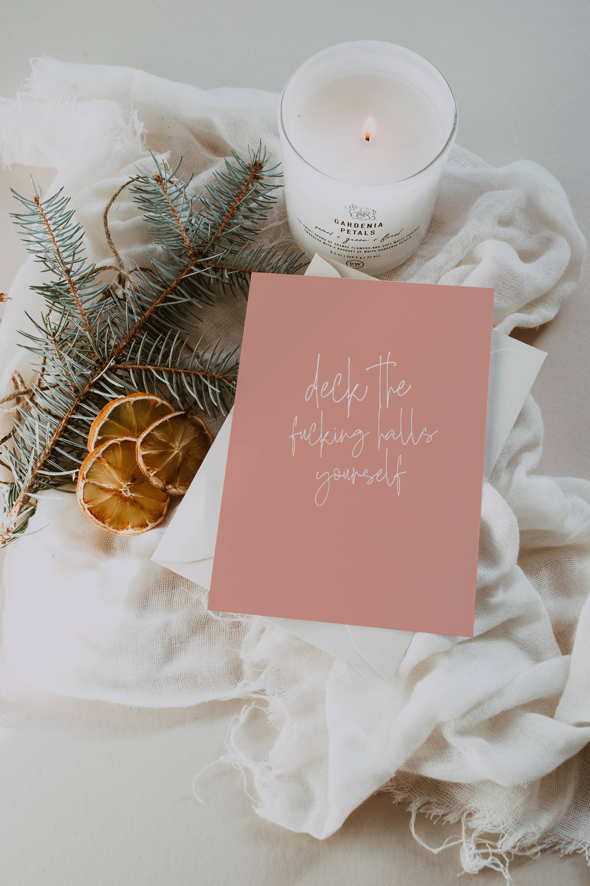 Creativien Studio - Wholesale Christmas Card - Deck the fucking halls0