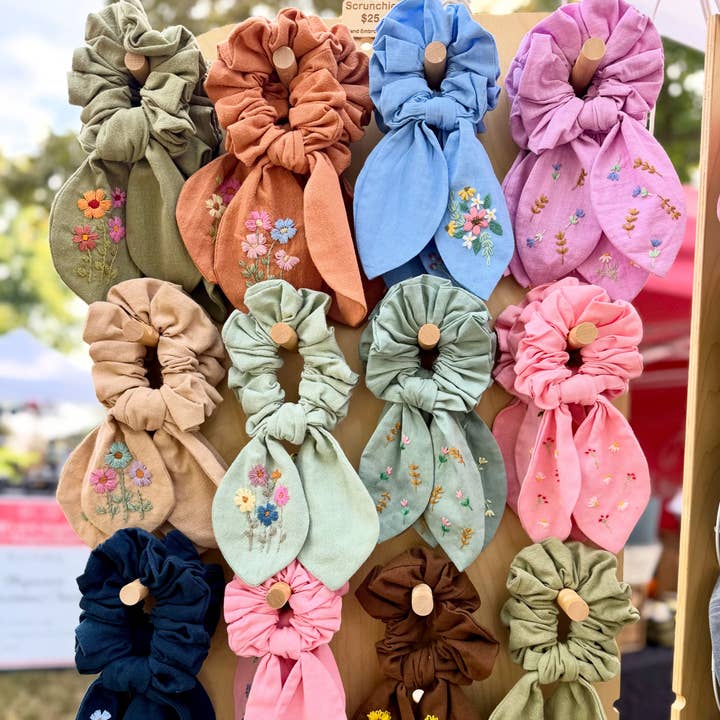 Ninu Handmade - Wholesale Scrunchie - Women's - Mystery Embroidered Scrunchie0