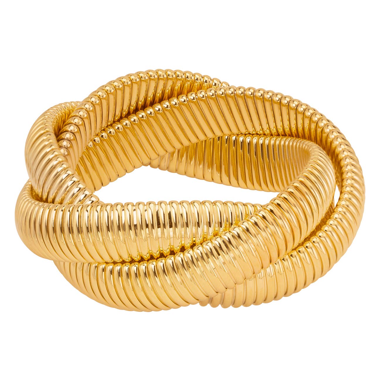 Janis Savitt - Wholesale Bangle Bracelet - BR-309 Triple Cobra Bracelet0