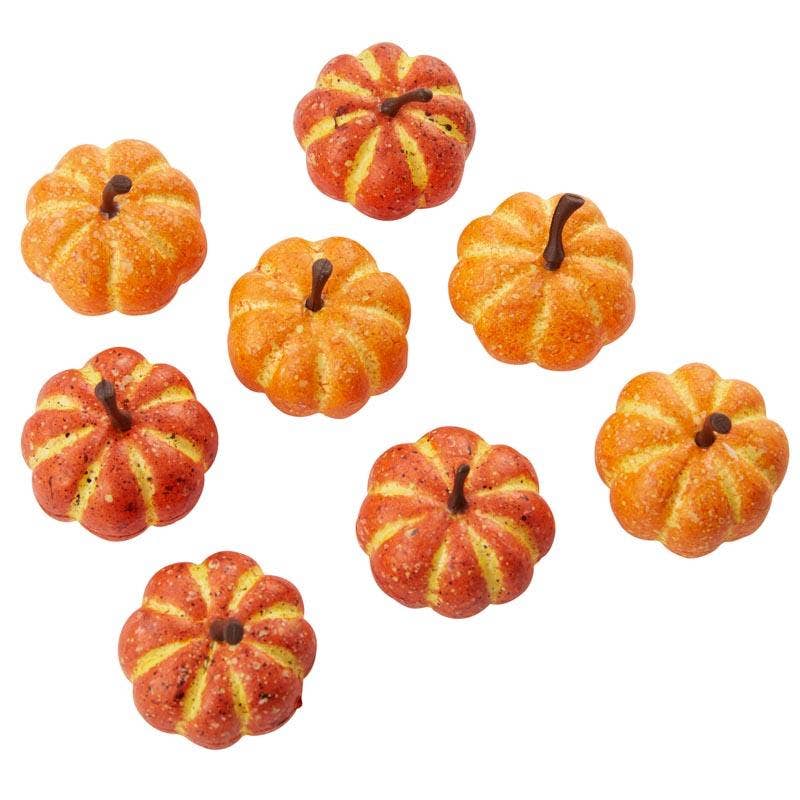 Factory Direct Craft - Wholesale Artificial Flowers - Pack of 8 Fall Mini 1-1/4" Artificial Pumpkins2