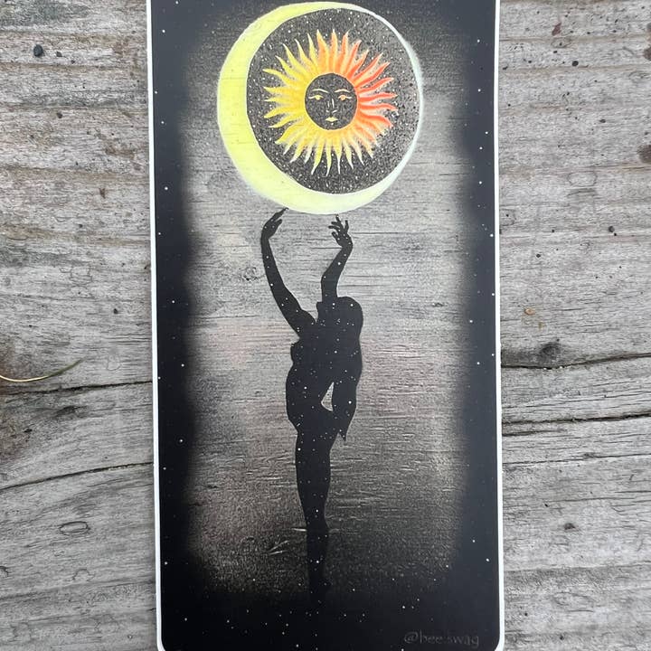 Sun & Moon Goddess Sticker for wholesale by Beeswag Creations