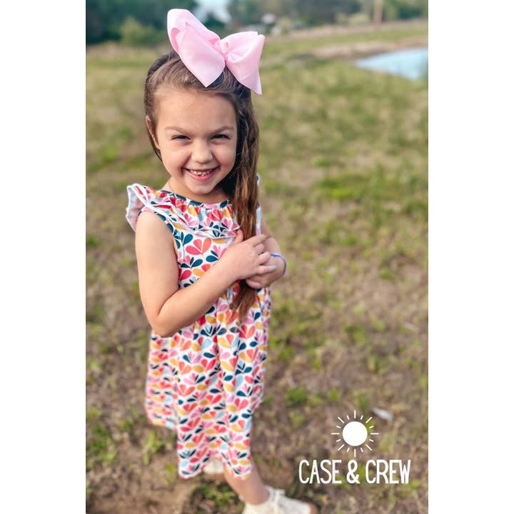 Retro Spring Floral Dress by Case & Crew for wholesale by Wellington Design Co.