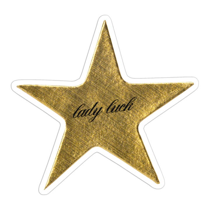 Lady Lucky Star Sticker for wholesale by Sunday Violets
