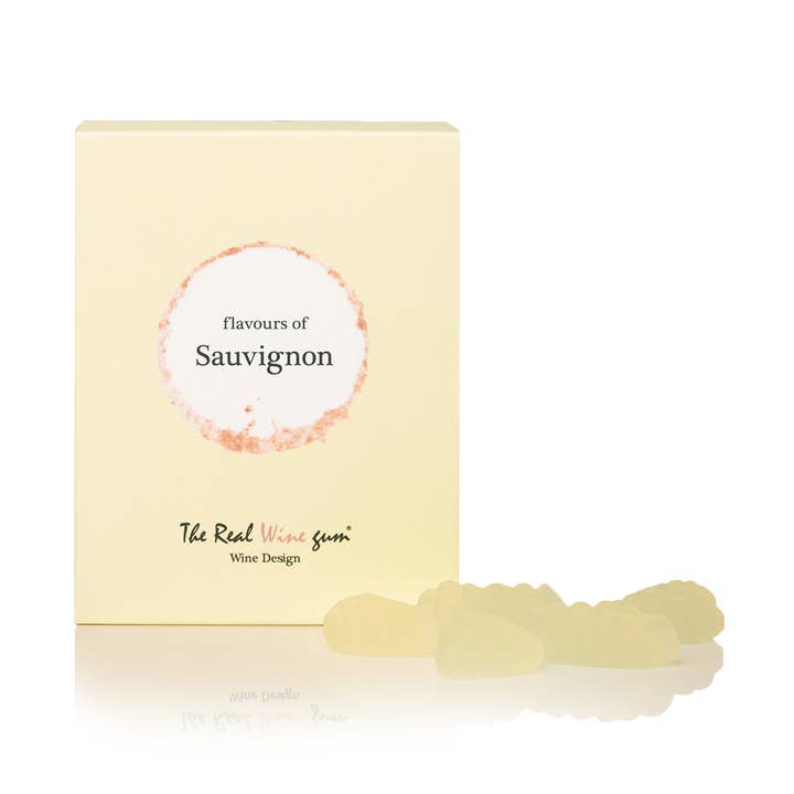 Sauvignon Blanc Wine Gum - Geschenkdoosje 🌱 voor wholesale door Vinoos - Wine Stories