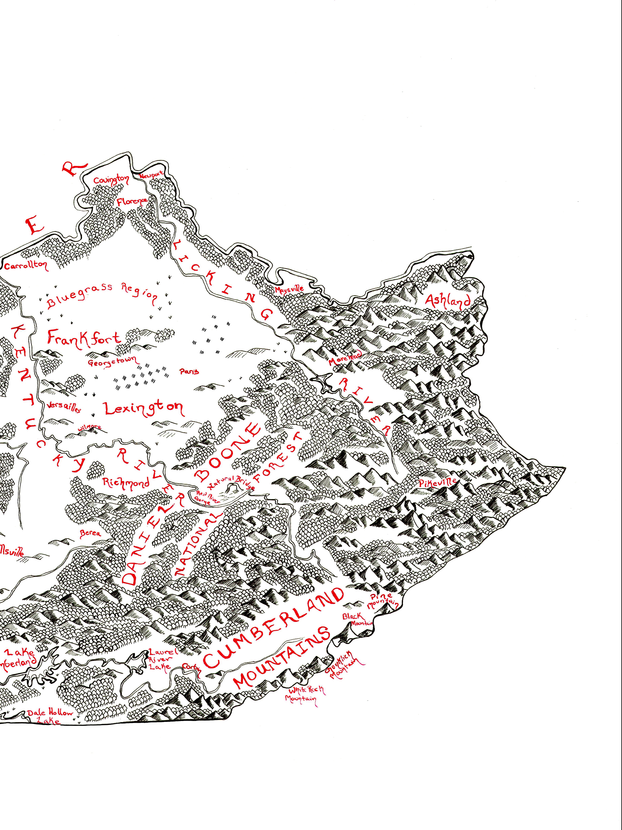 Lord of Maps - Wholesale Map - Kentucky Map4