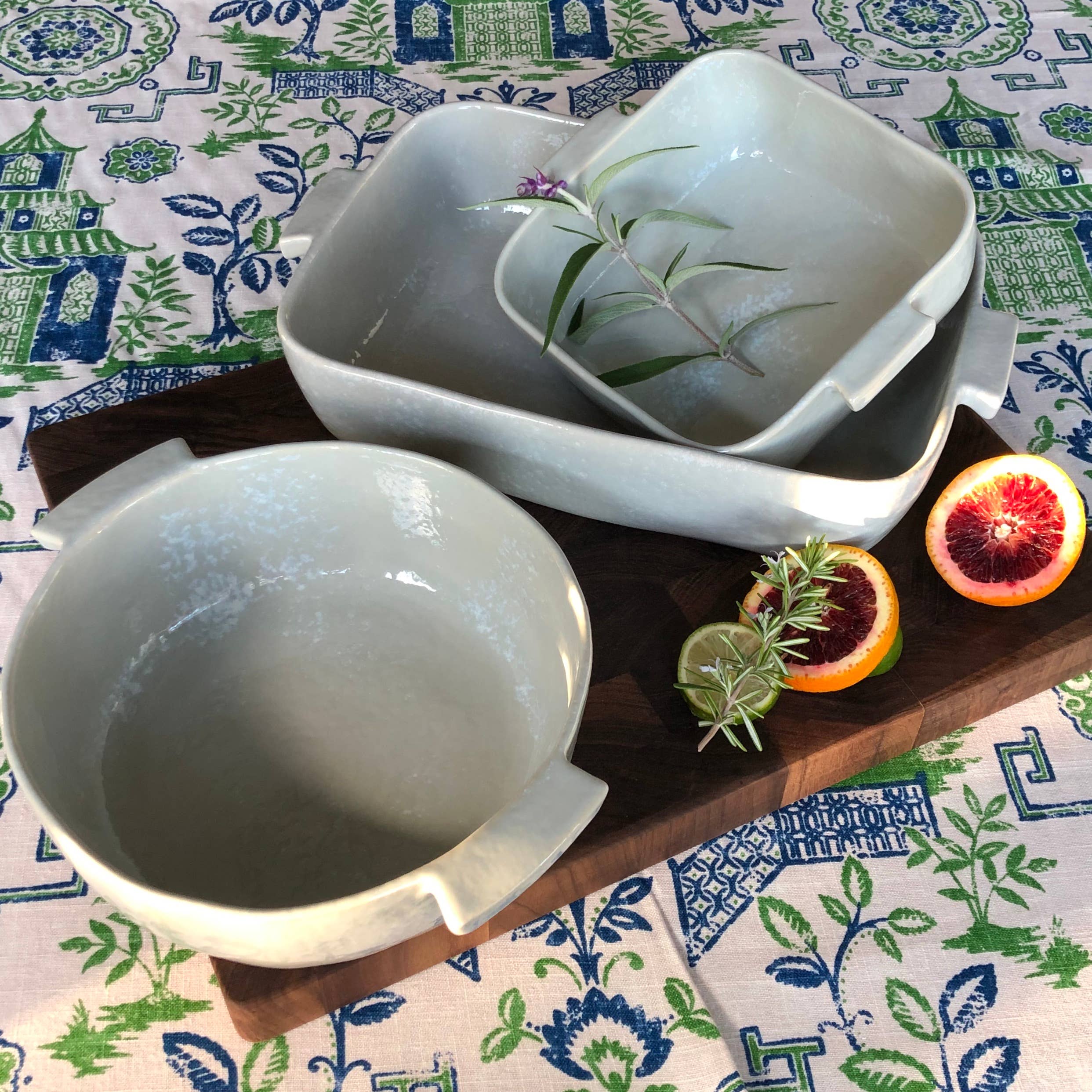 Carmel Ceramica - Vendita all'ingrosso Pirofile - Panettiere rettangolare grigio Cozina4