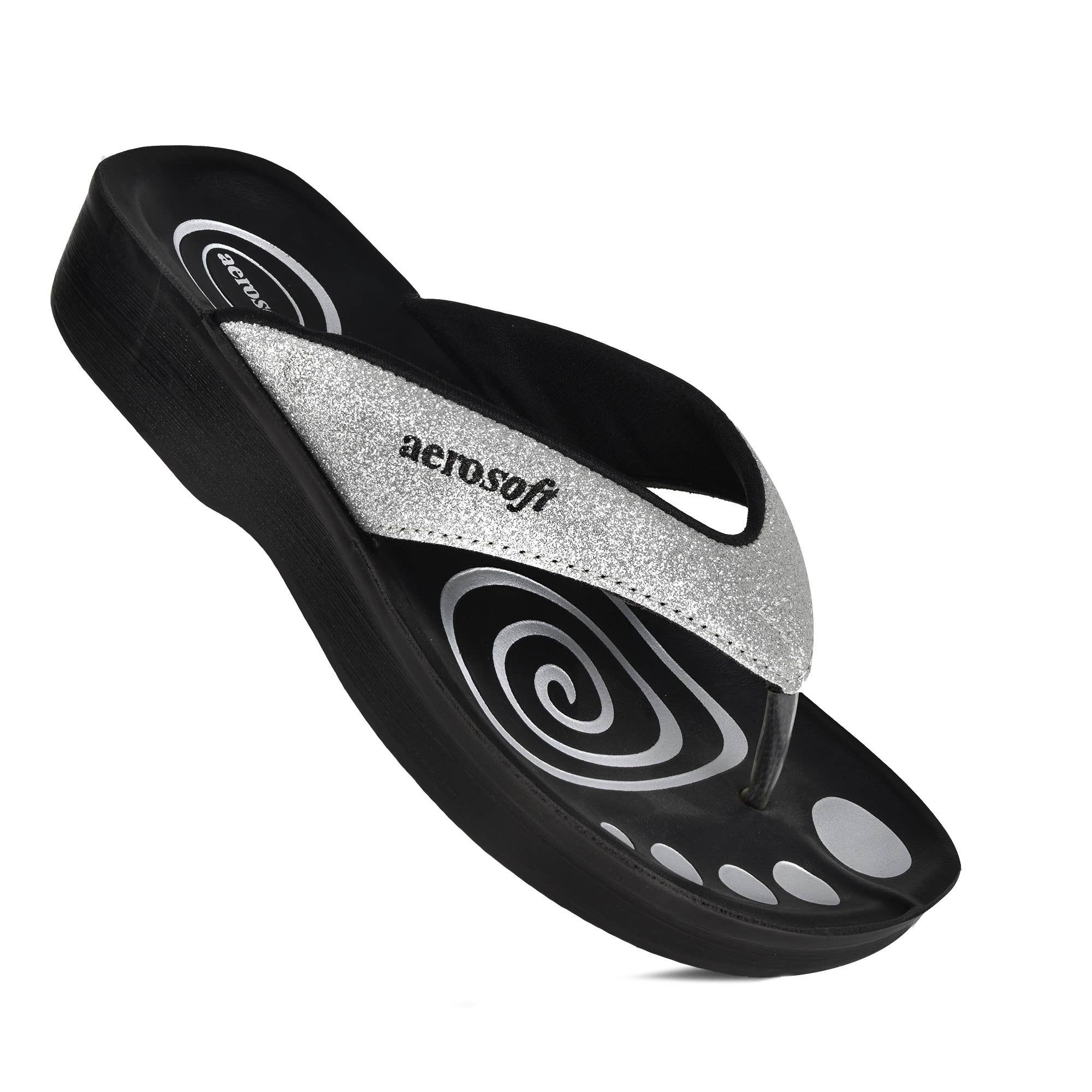 AEROSOFTFOOTWEAR - Wholesale Flip Flops - Women's - Aerosoft - Glitterati Thong Sandals for Women8
