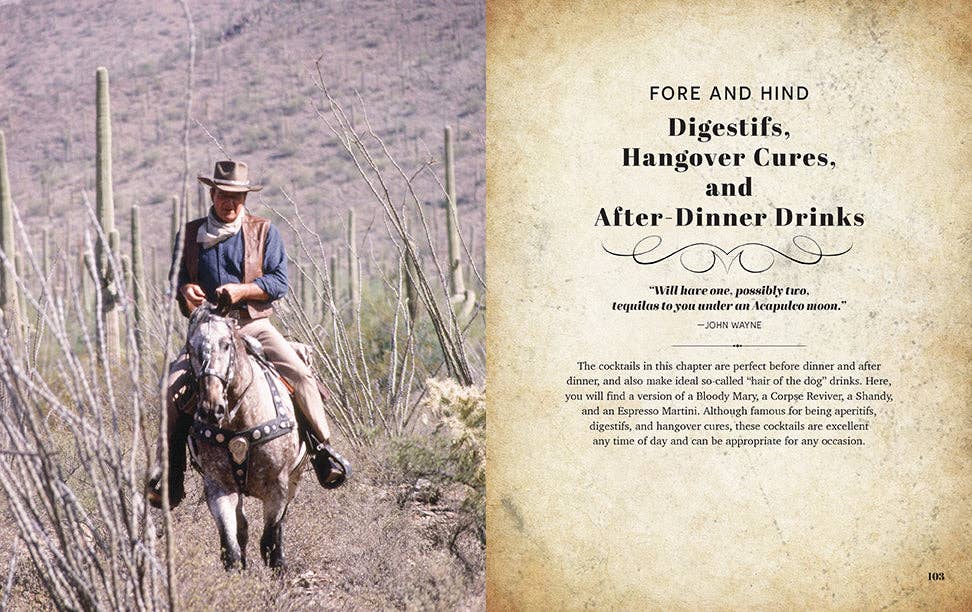 Insight Editions - #1 Pop Culture Publisher - Wholesale Mixology & Beverage Book - John Wayne: The Official Cocktail Book4