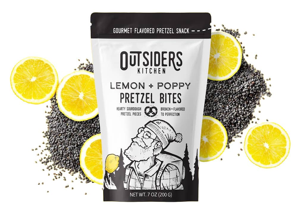 Outsiders Kitchen - Wholesale Pretzels - Lemon + Poppy Pretzel Bites | Case of Six3