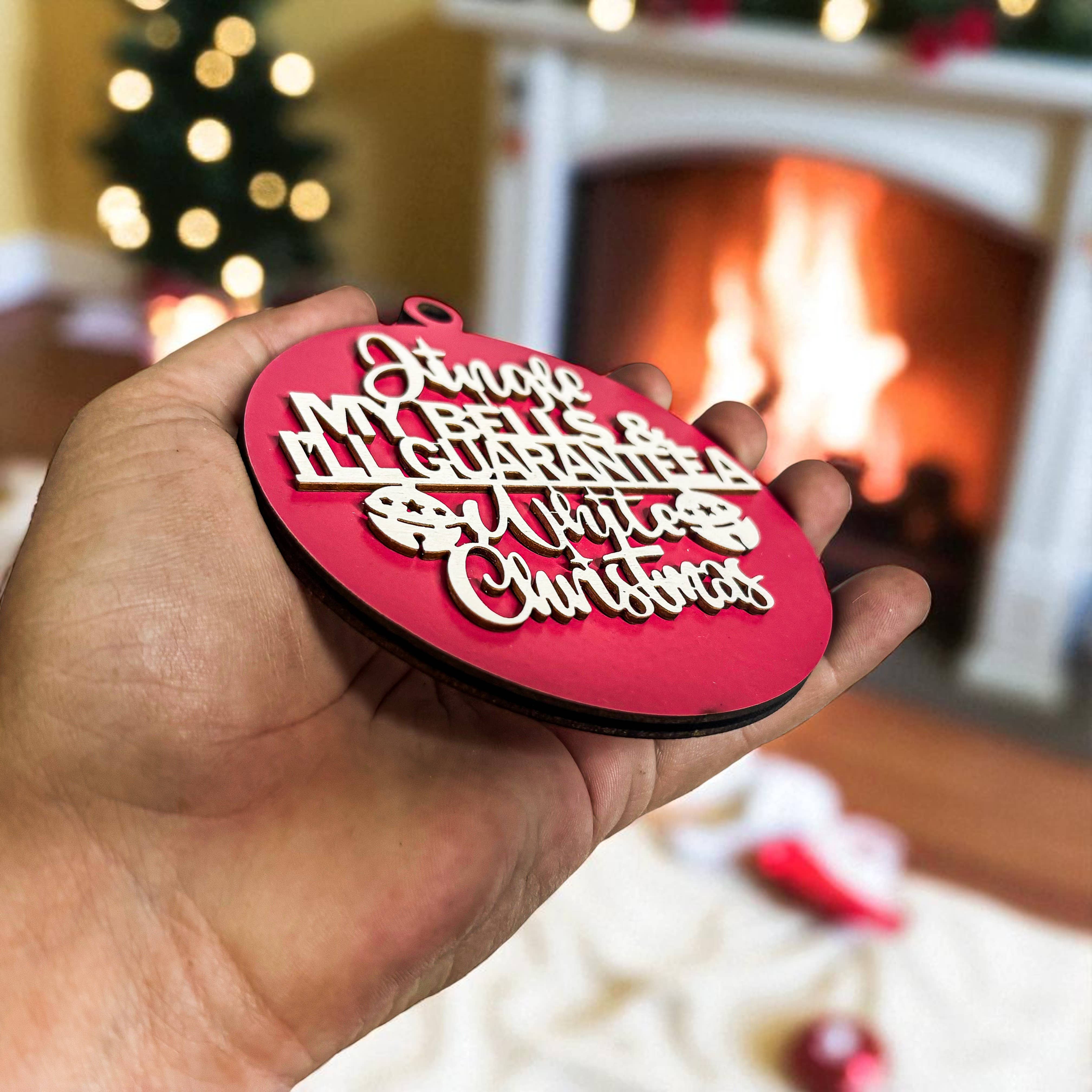 Gia Roma - Wholesale Ornament - Hanging Christmas Decor + Handmade Wooden Ornament Funny116