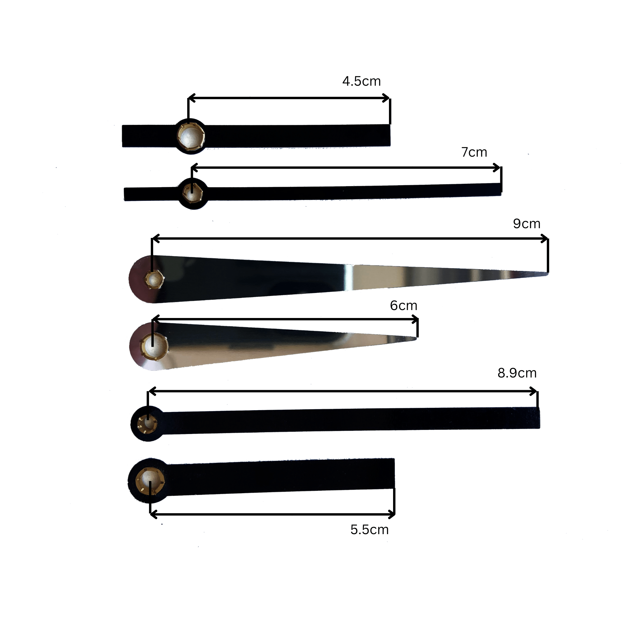 NeXtime - Wholesale DIY Craft Kit - Clock hands set S + Silent Movement1