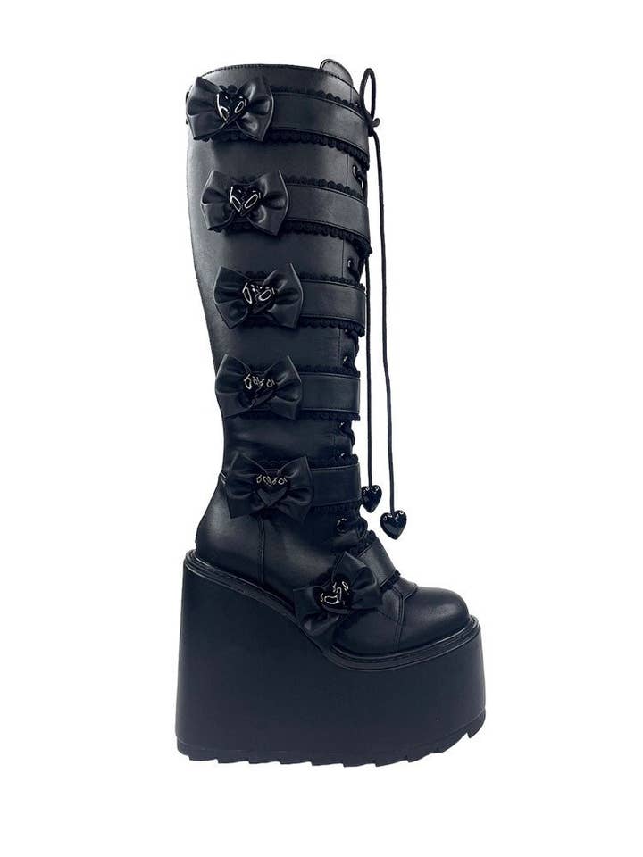 YRU Shoes - Wholesale Boots – Women’s - DUNE ELISSA BAT - BLACK2