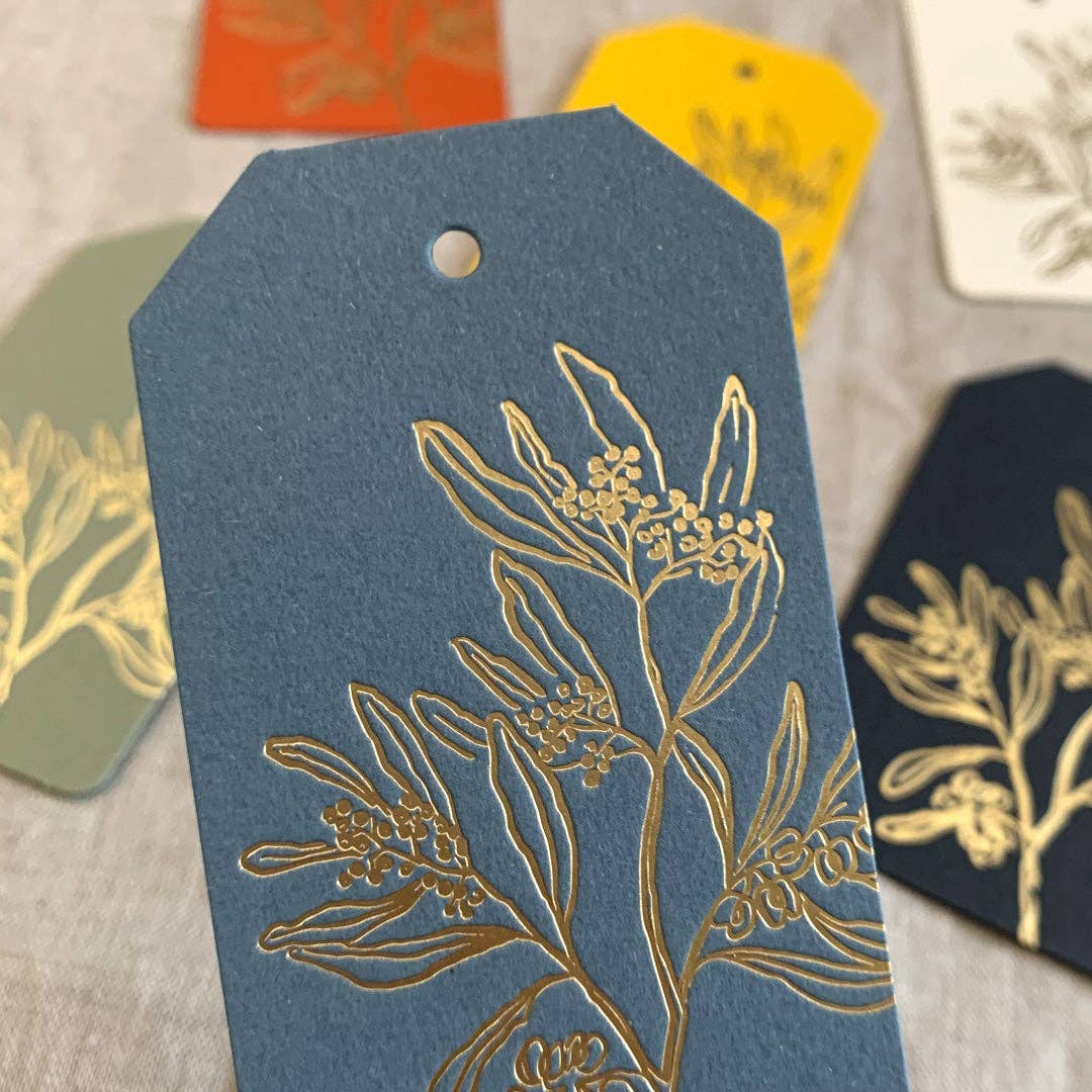 Togethery - Venta al por mayor Etiquetas de regalos - Etiqueta de regalo / Bayas / Tamaño M / Tipografía en letra prensada2