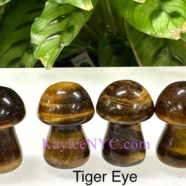 KayleeNYC - Wholesale Spiritual Stone/Crystal - Natural mix Crystal Mushrooms 3.5cm Crystal Healing